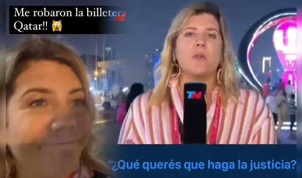 La reportera denunció el hecho a través de sus redes sociales. Foto: captura Todo Noticias La reportera denunció el hecho a través de sus redes sociales. Foto: captura Todo Noticias