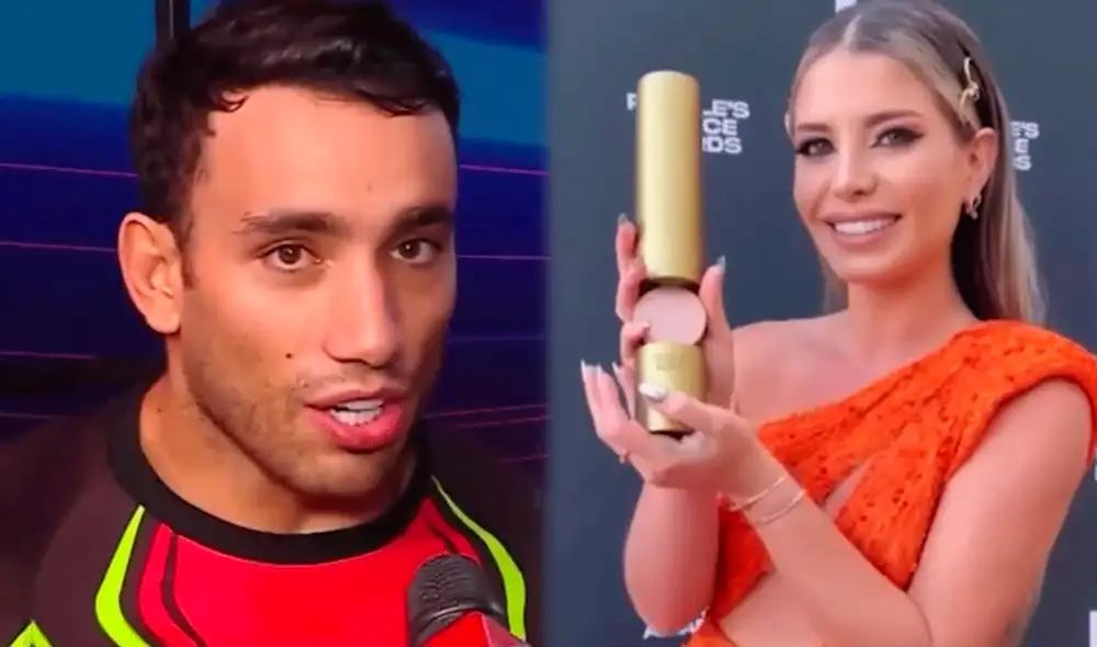 Said Palao resaltó los logros de Flavia Laos en el extranjero. Foto: composición LR/América TV