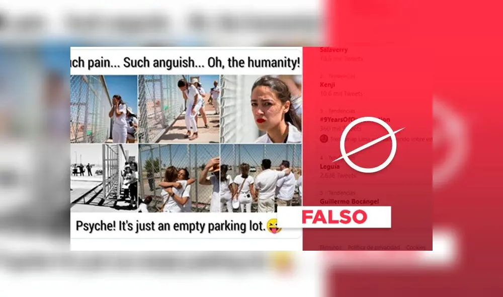 AOC participó en las protestas frente a los campamentos de migrantes. AOC participó en las protestas frente a los campamentos de migrantes.