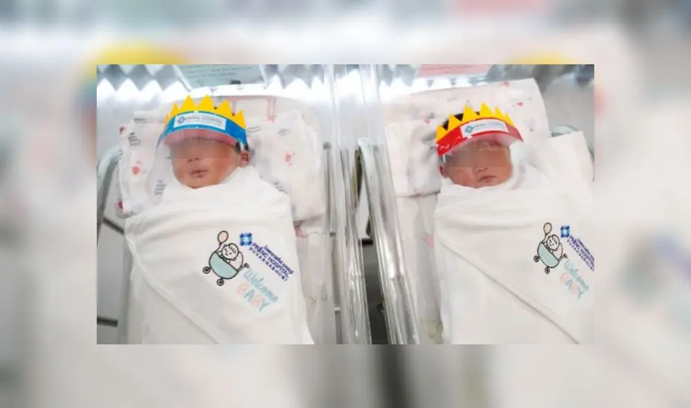 Tailandia: Hospital pone máscaras a recién nacidos para protegerlos del COVID-19 [FOTOS]