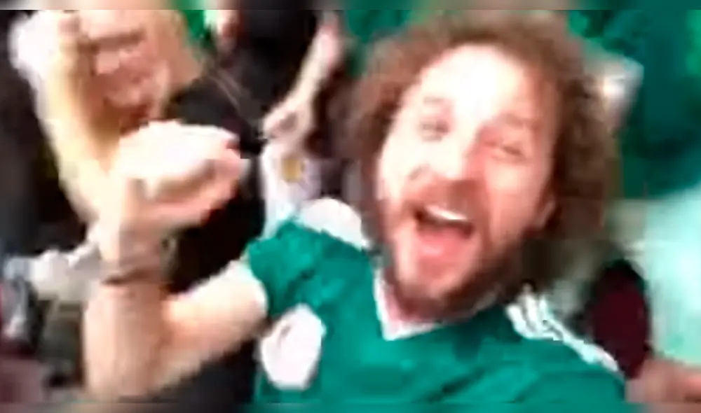 Vía YouTube: El 'accidente' de Luisito Comunica celebrando gol de México contra Alemania [VIDEO]