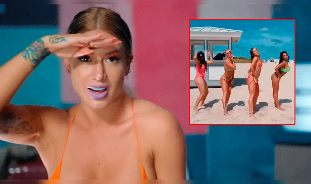 Vania Bludau y Leslie Shaw 'encienden' Instagram al bailar en bikini su nuevo éxito