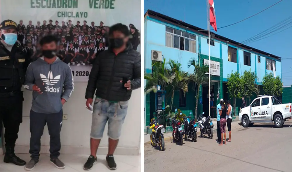 Individuos serían procesados por el presunto delito de receptación. (Foto: Policía Nacional) Individuos serían procesados por el presunto delito de receptación. (Foto: Policía Nacional)