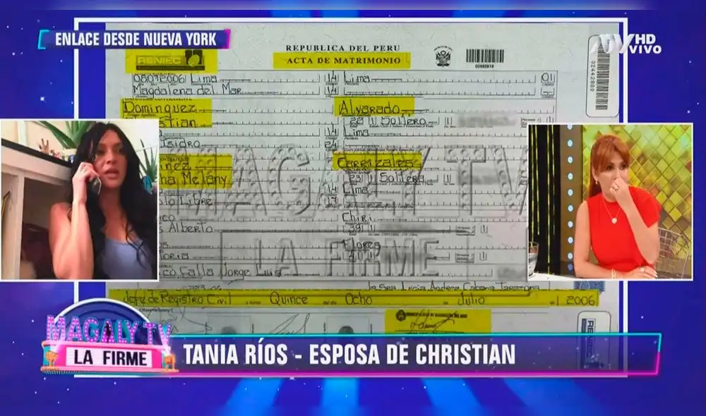 Magaly Medina revela que Christian Domínguez contrajo matrimonio dos veces [VIDEO]