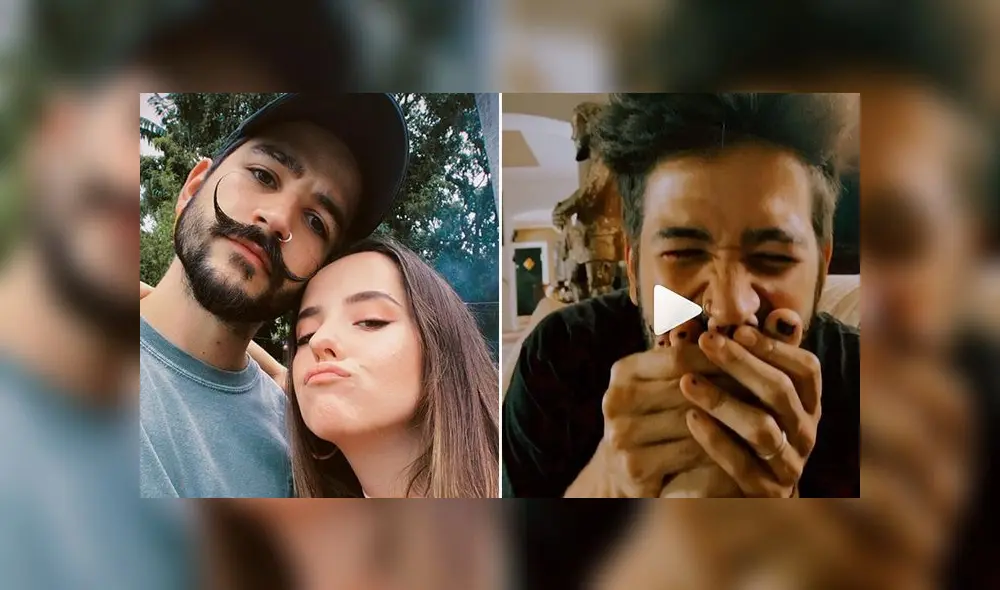 Evaluna y Camilo protagonizan polémico video en Instagram. Foto: captura de Instagram Evaluna.