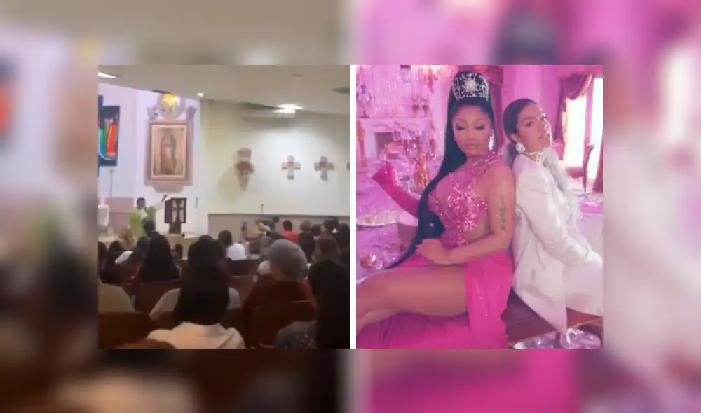 Video es viral en Facebook. El párroco interrumpió la ceremonia para entonar la canción y los asistentes no dudaron en acompañarlo con la letra