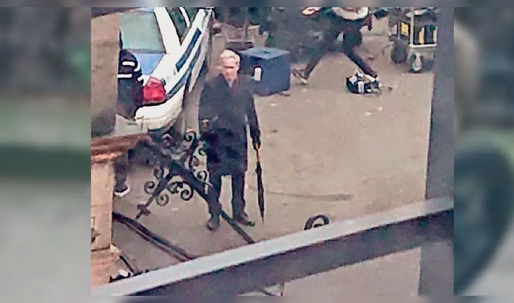 Primer vistazo a Robert Pattinson como Bruce Wayne en el set. Foto: Twitter Primer vistazo a Robert Pattinson como Bruce Wayne en el set. Foto: Twitter
