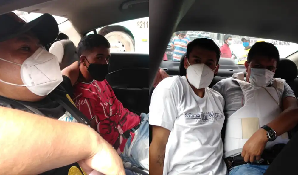 Se presume que sujetos estrían implicados en otros delitos cometidos en la zona de Lima Norte. Foto: Grace Mora / URPI - GLR. Se presume que sujetos estrían implicados en otros delitos cometidos en la zona de Lima Norte. Foto: Grace Mora / URPI - GLR.