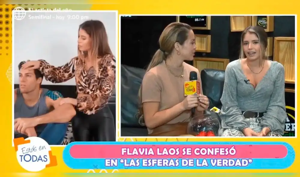 Sheyla Rojas interrumpe a Flavia Laos en programa radial y recibe confesión de su futuro con Patricio Parodi