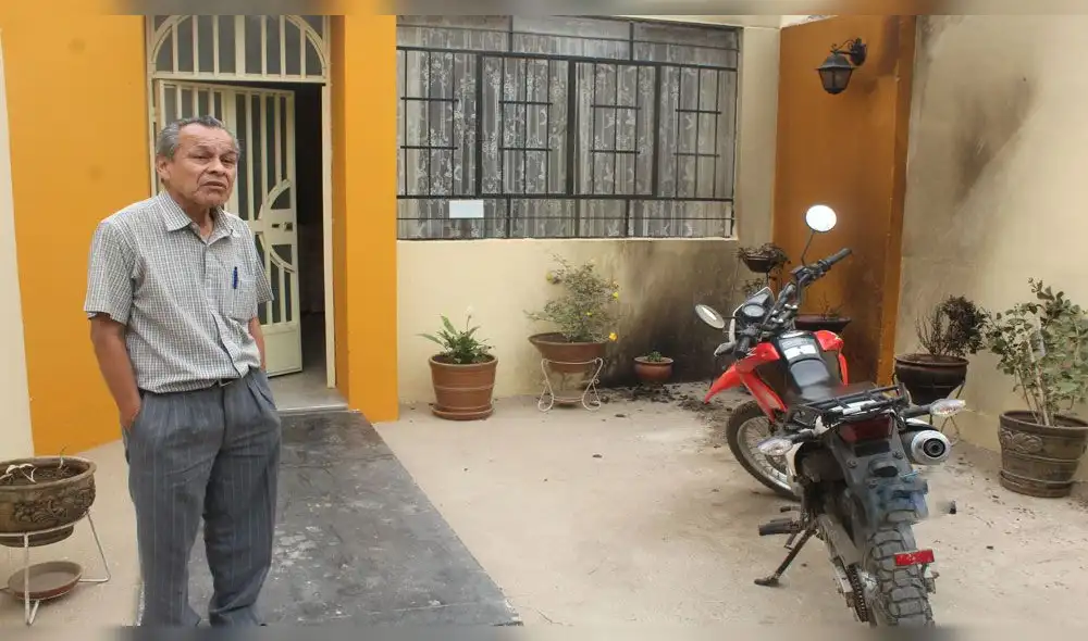 Chiclayo: delincuentes arrojan bombas molotov a casa de trabajador de SUNAT [VIDEO]