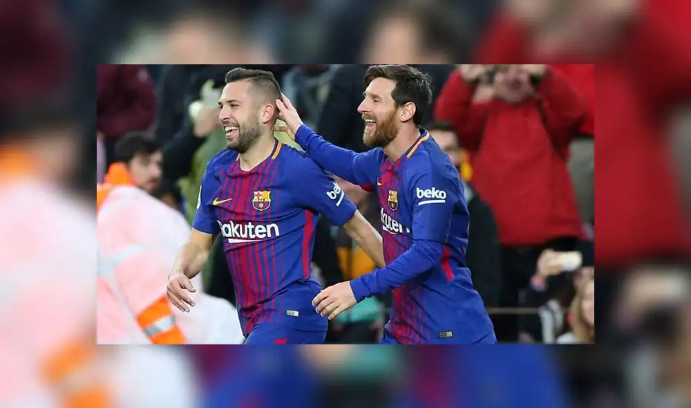 Jordi Alba: "El Balón de Oro es una mentira. Leo Messi es el mejor del mundo siempre"