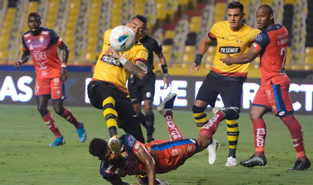 Barcelona SC empató 0-0 ante El Nacional por la Liga Pro de Ecuador 2020. Foto: Twitter.
