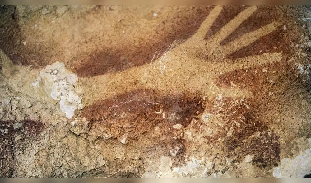 Foto referencial. El análisis de una huella cambió la afirmación de que solo los hombres eran quienes se dedicaban al arte rupestre. Foto: EFE