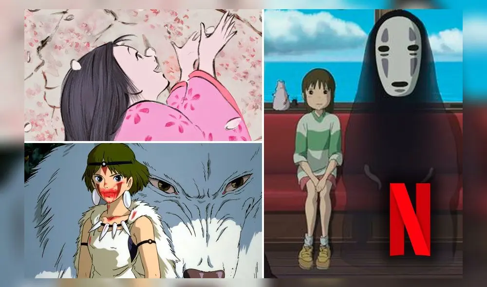 Películas del Studio Ghibli en Netflix. Créditos: composición