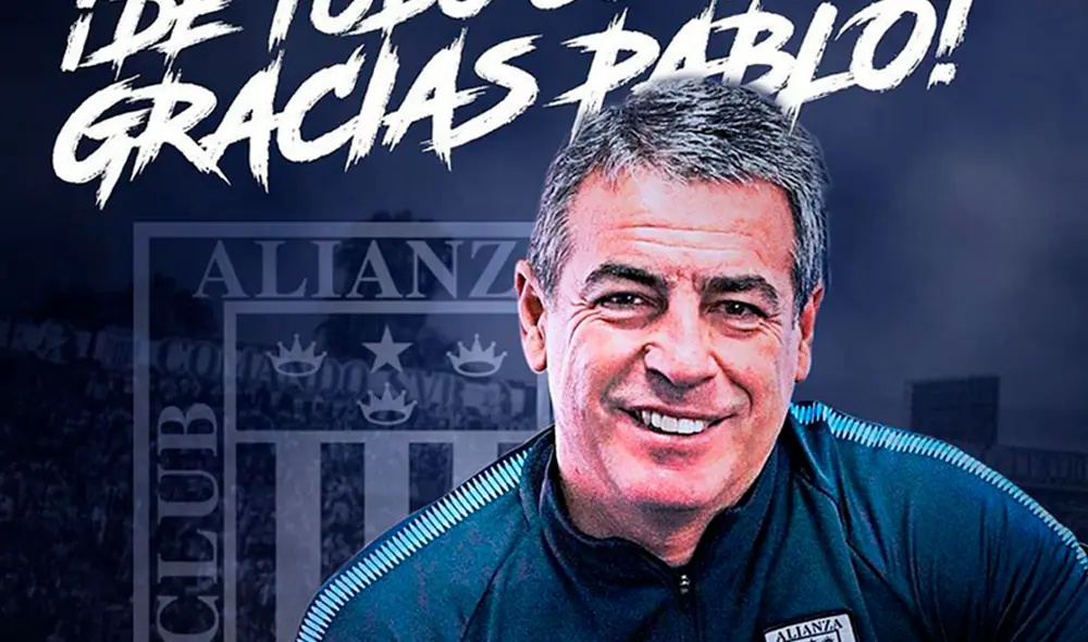 Alianza Lima anunció la salida de Pablo Bengoechea a través de Instagram. Foto: Prensa Alianza Lima