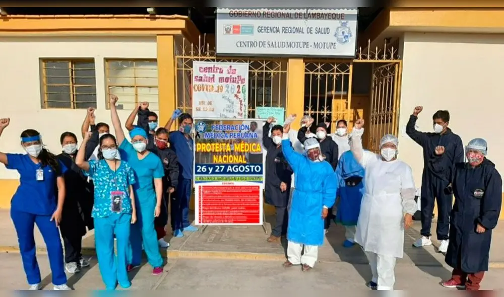 Personal sanitario pide que autoridades locales también intervenga en problemática de sector salud. (Foto: Federación Médica) Personal sanitario pide que autoridades locales también intervenga en problemática de sector salud. (Foto: Federación Médica)