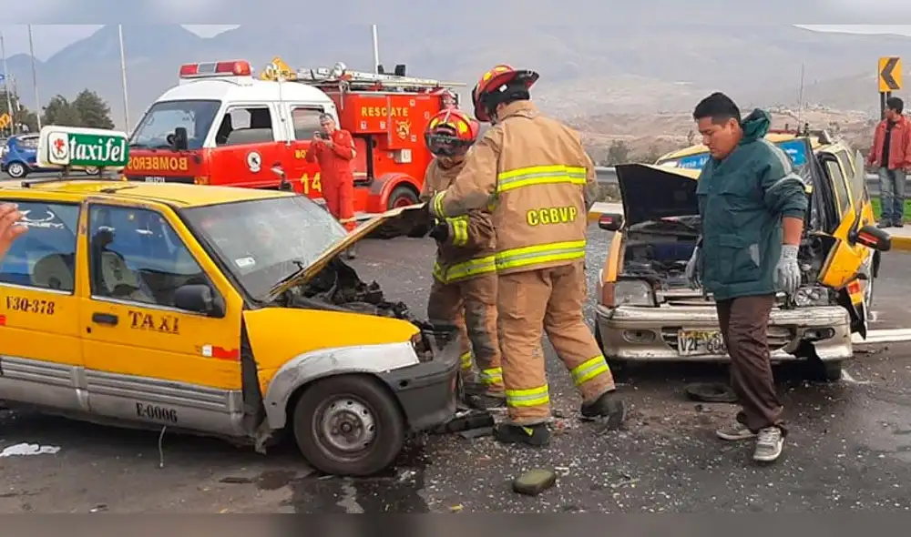 Accidente se produjo en el distrito de Cayma. Accidente se produjo en el distrito de Cayma.