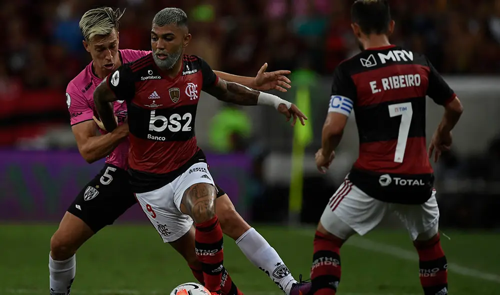 Gabriel Barbosa abiró el camino de la victoria con su gol. Foto: AFP. Gabriel Barbosa abiró el camino de la victoria con su gol. Foto: AFP.