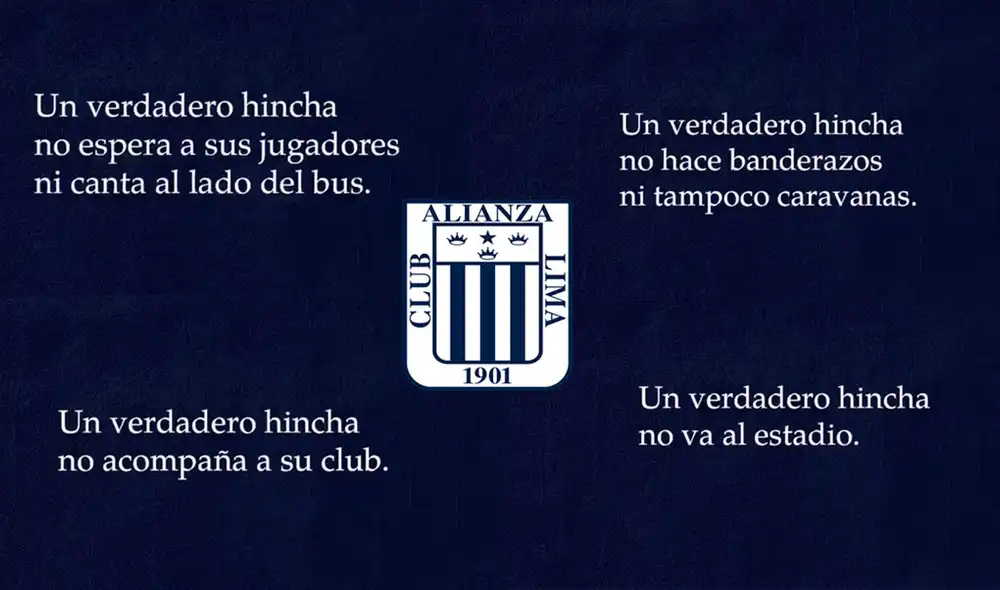 El DT chileno envió un fuerte mensaje a los hinchas para que se queden en casa. Foto: Captura/Facebook/Alianza Lima