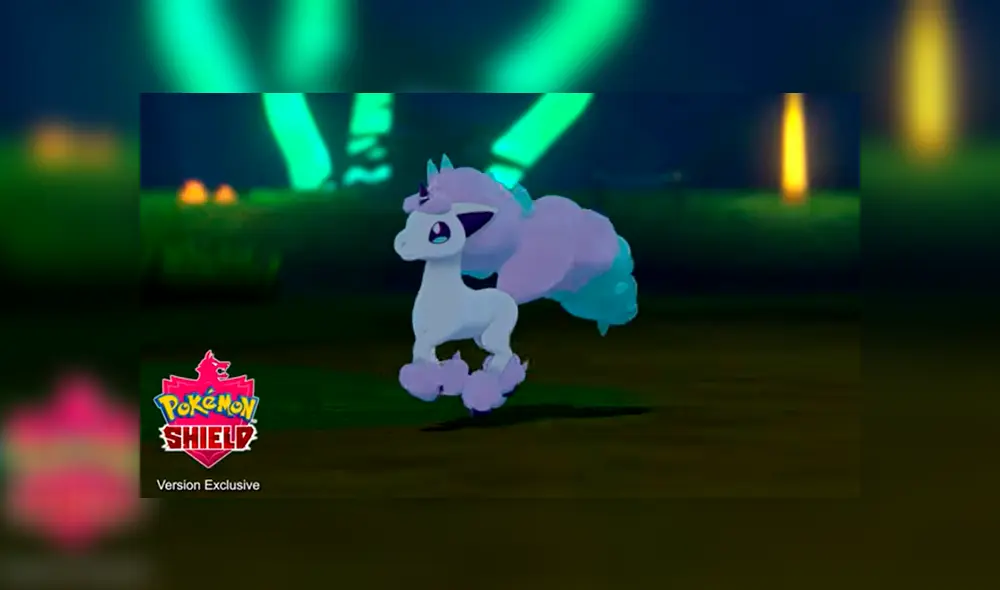 Ponyta forma Galar exclusivo de Pokémon Escudo