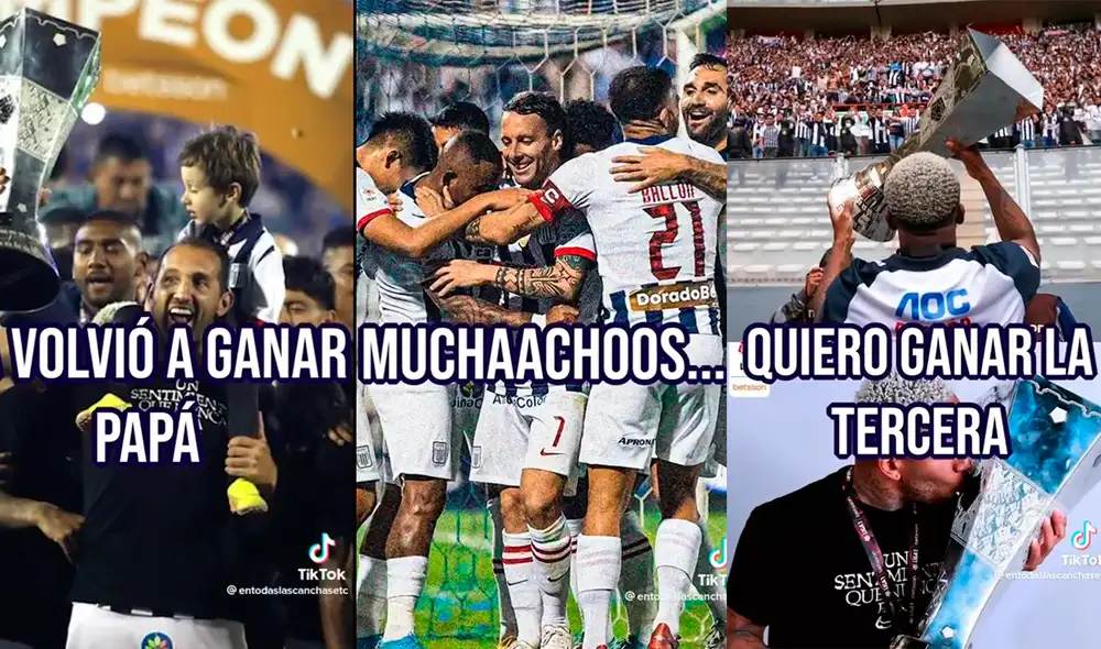 El nuevo cántico de la hinchada de Alianza Lima. Foto: composición LR/TIKTOK El nuevo cántico de la hinchada de Alianza Lima. Foto: composición LR/TIKTOK