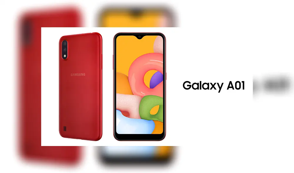 Samsung anunció el nuevo integrante de su serie de gama media, el Galaxy A01. | Foto: Samsung.