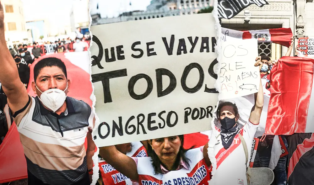 Marchas nacionales, derecho a la protesta, libertad de expresión. Foto: composición LR