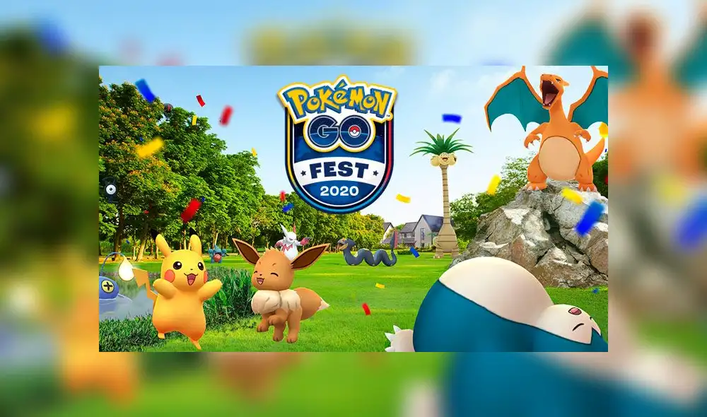 El evento  Pokémon GO Fest 2020 se llevará a cabo de forma virtual.