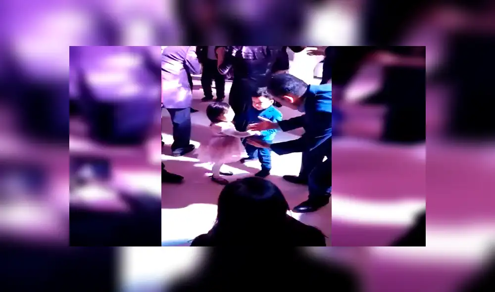Vía Facebook: niño tiene una agresiva acción cuando le quitaron su pareja de baile [VIDEO]