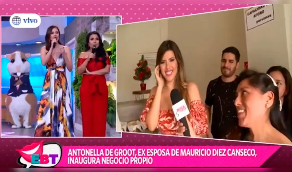 Antonella De Groot, expareja de Mauricio Diez Canseco, presentó a su nuevo novio en "En boca de todos"