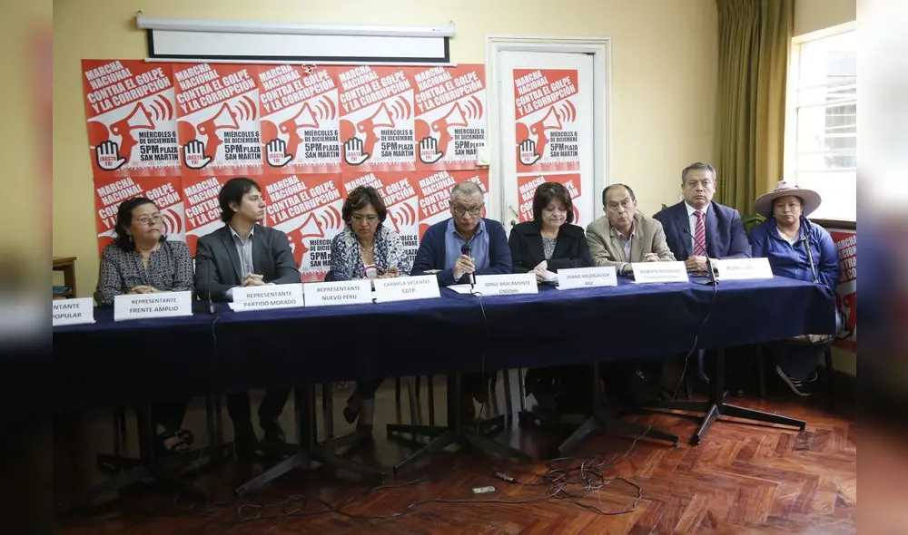 Hoy marchan en contra del autoritarismo de Fuerza Popular y de la corrupción Hoy marchan en contra del autoritarismo de Fuerza Popular y de la corrupción