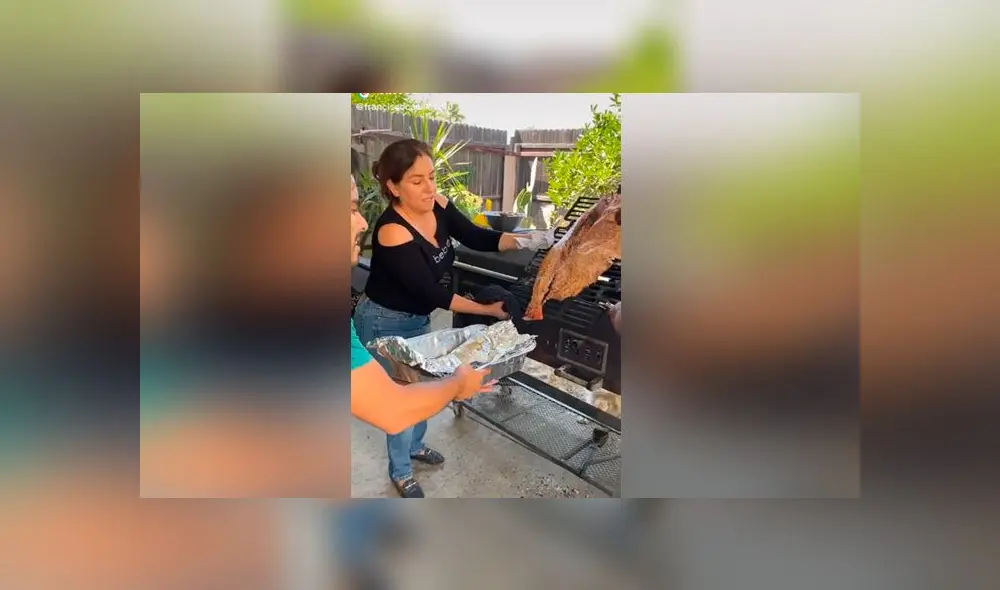 Desliza las imágenes para ver el desastroso 'fail' que cometió un padre al intentar servir el almuerzo para su familia. Foto: Francisco Casillas/ TikTok Desliza las imágenes para ver el desastroso 'fail' que cometió un padre al intentar servir el almuerzo para su familia. Foto: Francisco Casillas/ TikTok