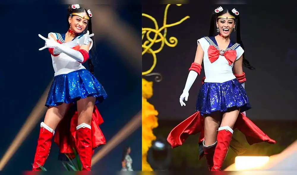 Miss Japón casi se cae por desfilar como ‘Serena’ de Sailor Moon [VIDEO]