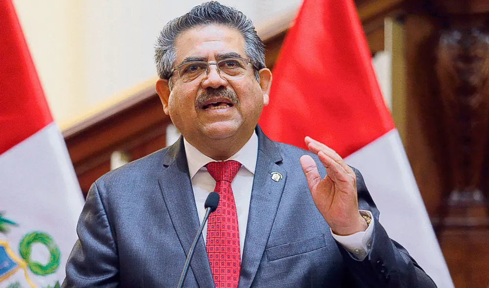 Merino solo se estuvo como presidente de facto por 5 días hasta su renuncia. Foto: Flavio Matos/La República Merino solo se estuvo como presidente de facto por 5 días hasta su renuncia. Foto: Flavio Matos/La República