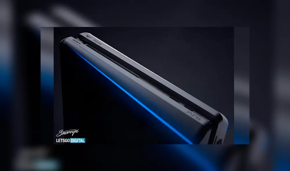 Manteniendo un característico borde luminozo azul.