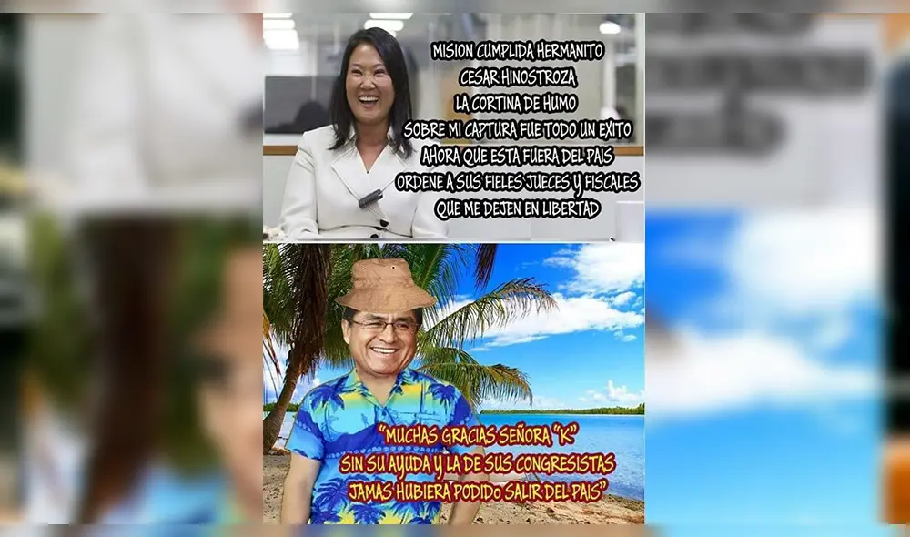 Facebook: Keiko Fujimori sale en libertad y usuarios hacen épicos memes