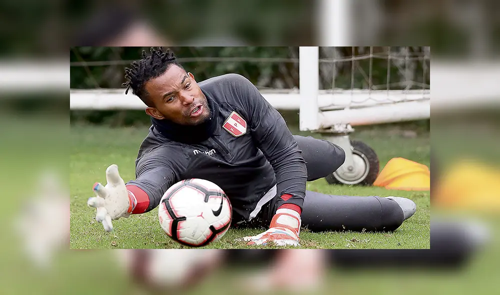 Mundialista. Carlos Cáceda resguardará el arco ‘bicolor’.