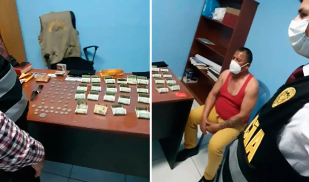 Quedó a disposición de la Sección de Investigación Criminal. Foto: PNP