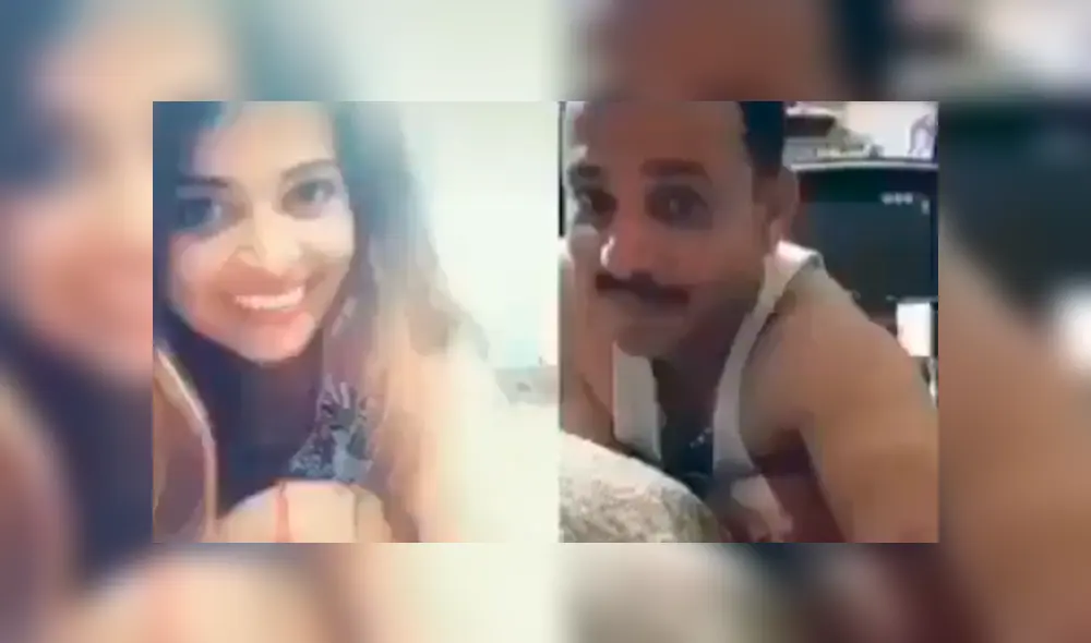 Facebook viral: pareja infiel hace trasmisión en vivo con sexy chica y esposa aparece