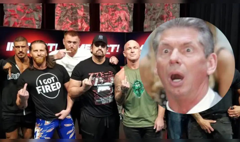 Luchadores despedidos de WWE posan en polémica foto. Foto: Instagram Luchadores despedidos de WWE posan en polémica foto. Foto: Instagram