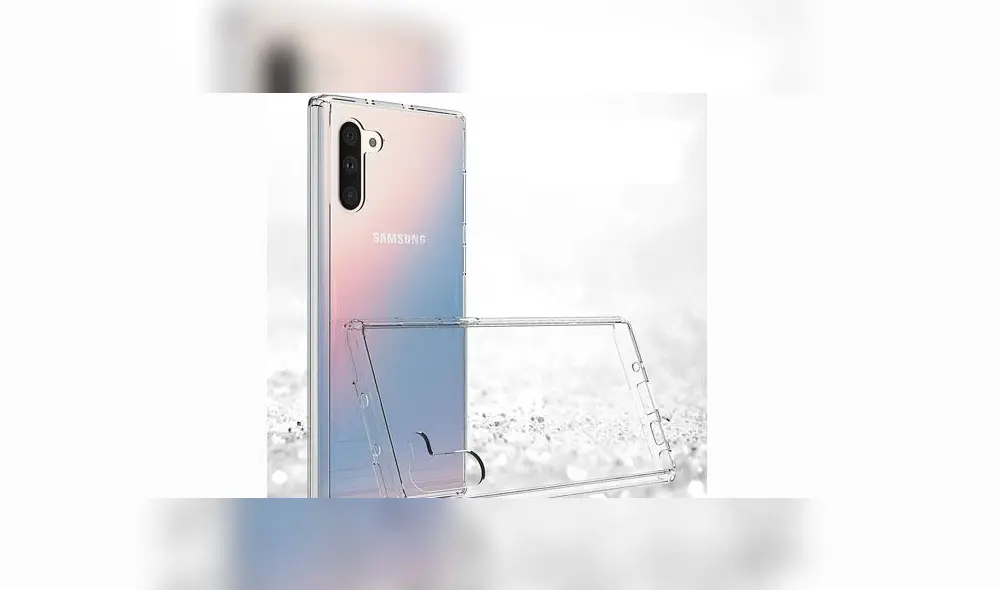 El Samsung Galaxy Note 10 dispone de un módulo de triple cámara trasera en vertical.