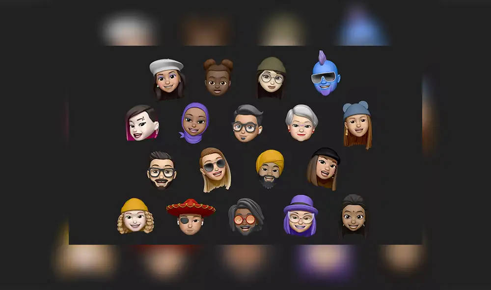 Estos son los Memojis desarrollados por Apple. Estos son los Memojis desarrollados por Apple.
