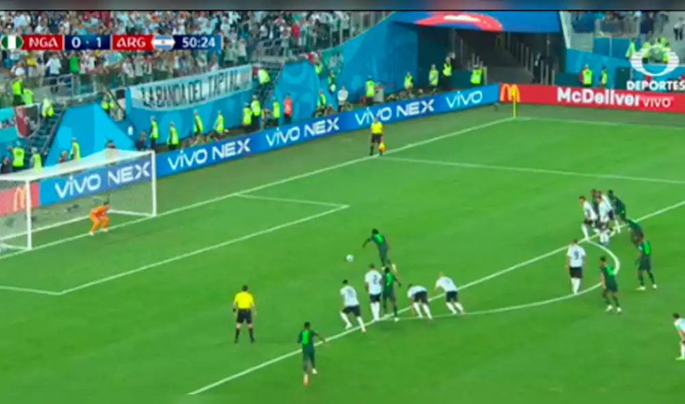 Argentina vs Nigeria: Moses decretó el 1-1 desde el punto penal | VIDEO