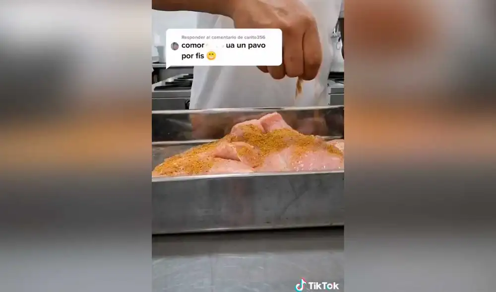 Desliza las imágenes para saber un poco más sobre la preparación de este exquisito pavo al horno. Foto: captura de TikTok/@amnerlolodiazalbe