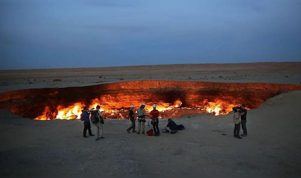 La Puerta del Infierno mide 69 metros de ancho y 30 de profundidad. Foto: Difusión.