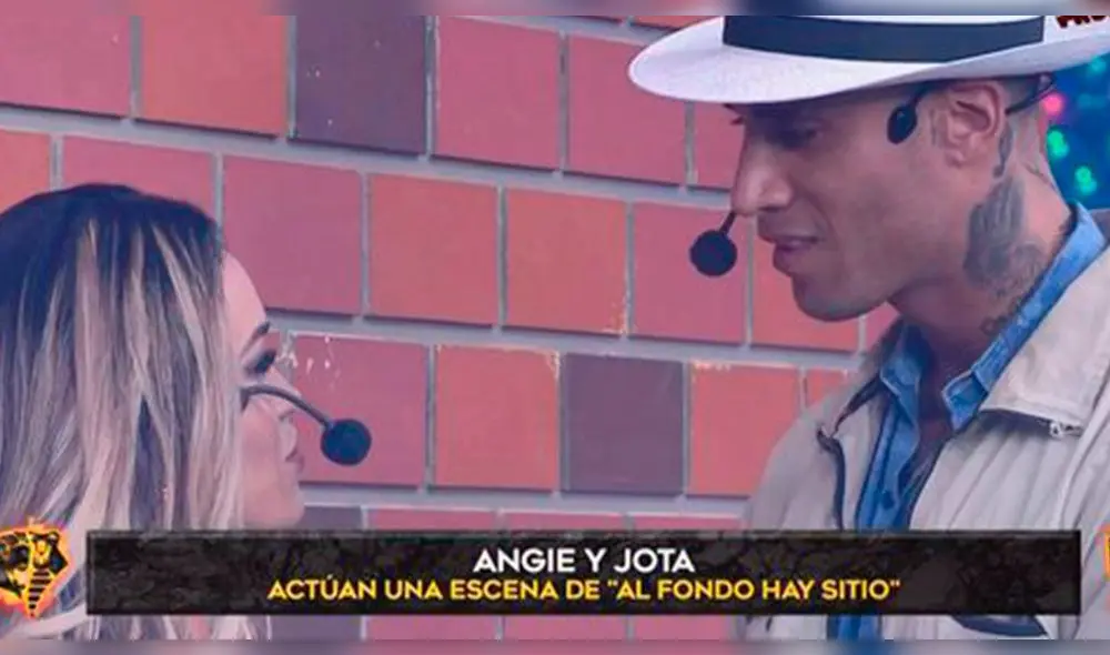 La reportera no esperó la respuesta de la pareja luego de consultarles sobre un posible romance.