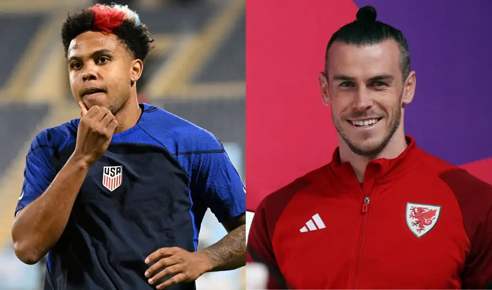 Estados Unidos y Gales juegan por primera vez en la Copa del Mundo. Foto: Composición AFP Estados Unidos y Gales juegan por primera vez en la Copa del Mundo. Foto: Composición AFP