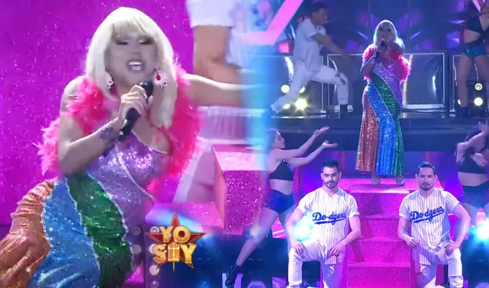 Imitadora de Laura León sorprende al jurado con inusual presentación en Yo soy. Foto: captura Latina Imitadora de Laura León sorprende al jurado con inusual presentación en Yo soy. Foto: captura Latina