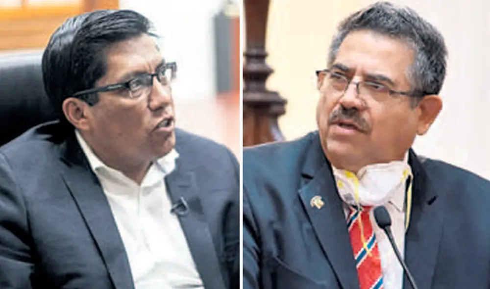 Antecedente. Vicente Zeballos y Manuel Merino se volverán a ver tras ataques públicos.