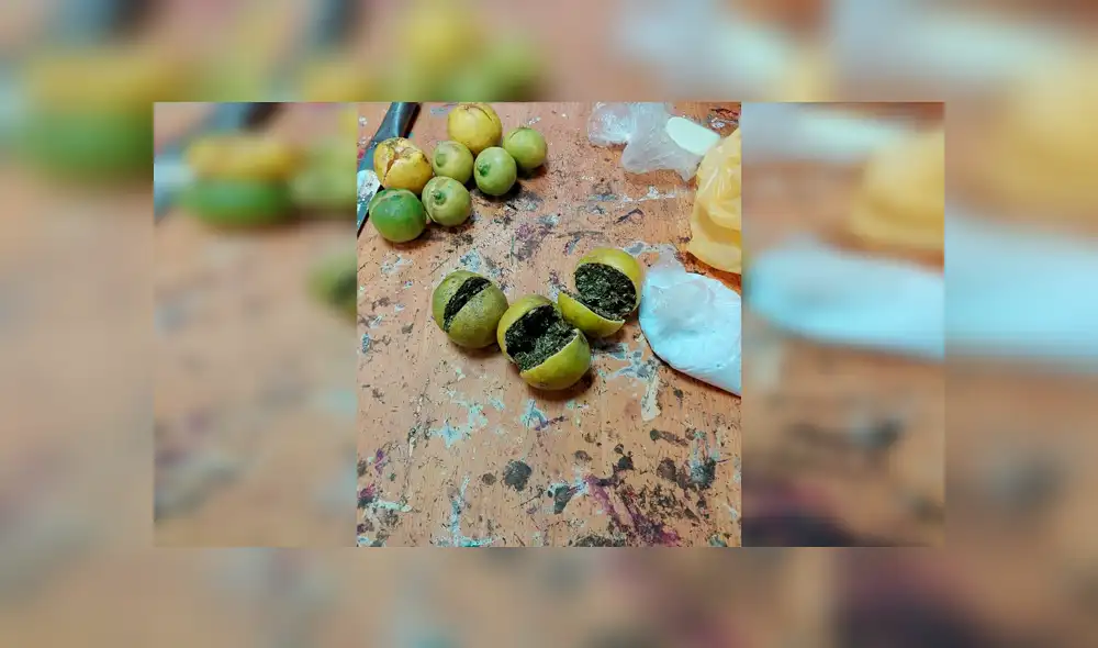 Trujillo: mujeres intentaron ingresar droga a penal camuflada en frutas